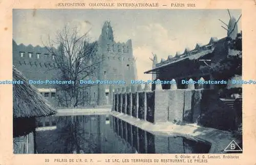 R514230 Exposition Coloniale Internationale Paris 1931 39 Palais de lA O F Le La