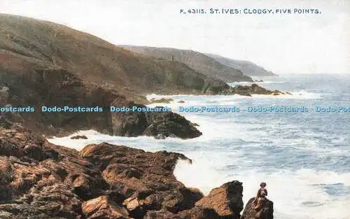 R514231 F 43115 St Ives Clodgy Five Points Celesque Series Photochrom