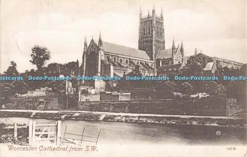 R514248 Worcester Cathedral aus S W 4499 Valentines Serie 1908