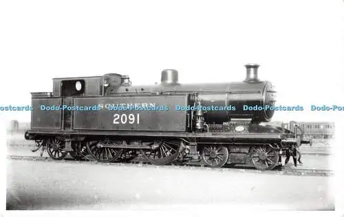 R512041 Lokomotive Süd Nr 2091 Postkarte