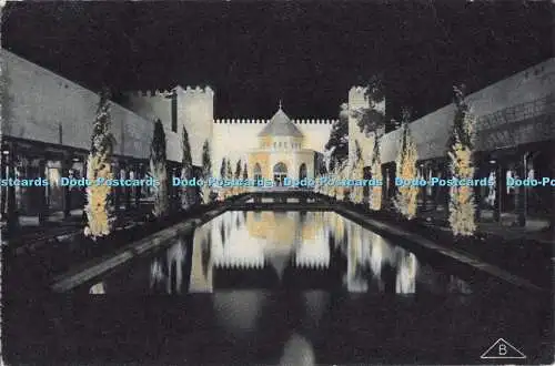 R514351 364 Pavillon du Maroc vue de nuit A Laprade et Fournez Archs Braun 1931