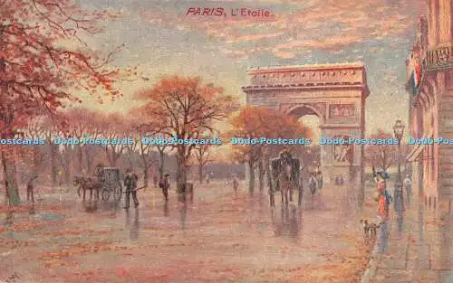 R514467 Paris LEtoile La Carte Olio Procede Brevete de la Maison A G Paris 1re S