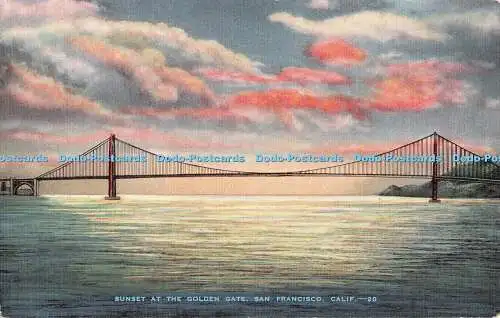 R512533 Sonnenuntergang am Golden Gate San Francisco Calif 28 Mission News