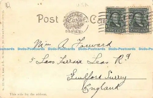 R512534 Buffalo Ivy Bridge Delaware Park No 1121 Paul C Koeber P S K Series 1905