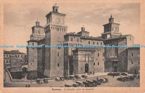 R514739 Ferrara Il Castello visto da mezzodi G Garanzini Agenzia Alterocca 1943