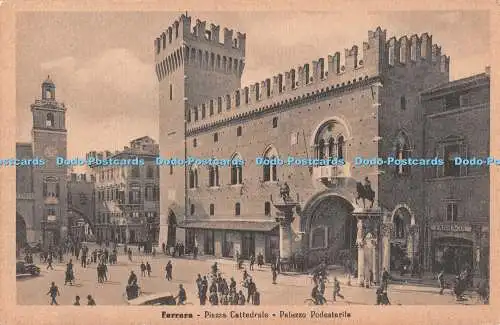 R514740 Ferrara Piazza Cattedrale Palazzo Podestarile G Garanzini Agenzia Altero