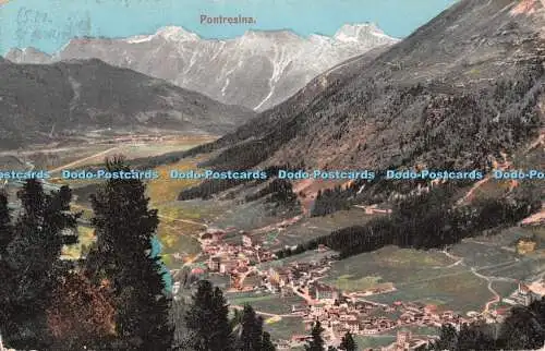R512555 Pontresina No 87 Engadin Press Samaden 1908