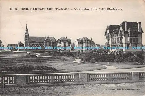 R563 E S 1328 Paris Plage P de C Vue prise du Petit Chateau Stevenard