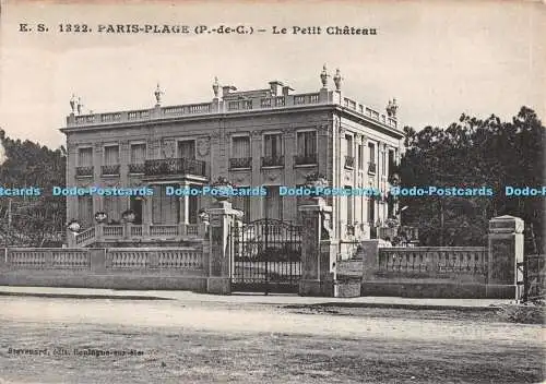 R512600 E S 1322 Paris Plage P de C Le Petit Chateau Stevenard