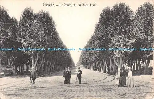 R514853 Marseille Le Prado vu du Rond Point