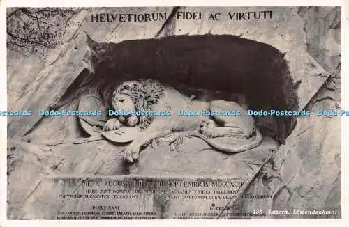 R514867 Luzern Lowendenkmal Leon Nordmann 1937