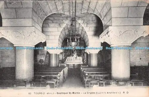 R512667 60 Tours I et L Basilique St Martin La Crypte Laloux Architecte R D R Do