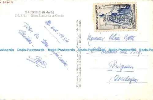 R512680 Marseille B du R 656 271 Notre Dame de la Garde Mireille G Gandini