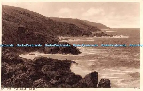 R515006 St Ives Five Point Clodgy Photochrom