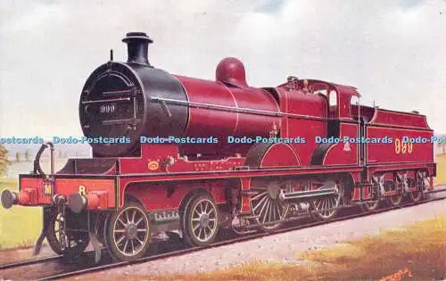 R512814 LPC 10 Midland Class 4 4 0 No 999 designed by R M Deeley built at Derb