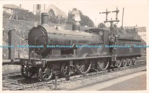 R512898 Southern 711 Lokomotive oder Zug Postkarte The Locomotive Publishing T I