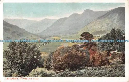 R512928 1192 Langdale Pikes and Valley Autochrom Bildpapier Pfau Br