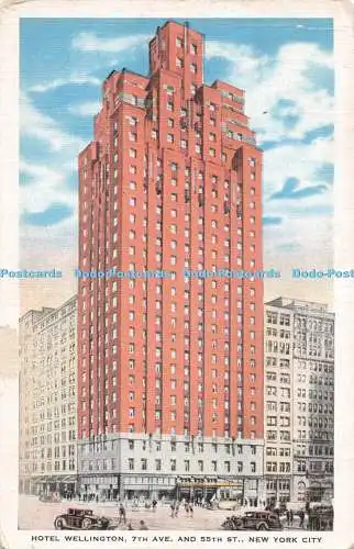 R515180 New York City Hotel Wellington 7th Ave and 55th St E C Kropp