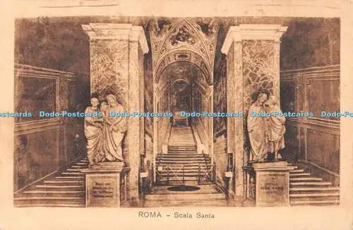 R513006 Roma Scala Weihnachtsmann Postkarte 1921