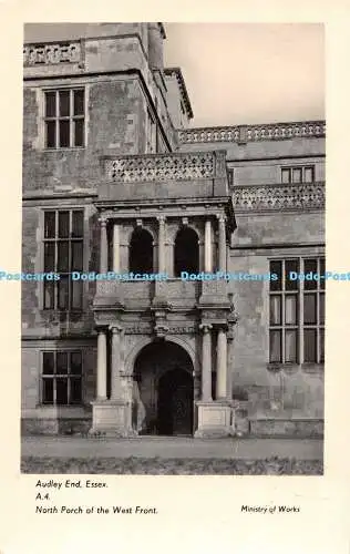 R515266 Essex Audley End North Porch of the West Front Ministry of Works Crown