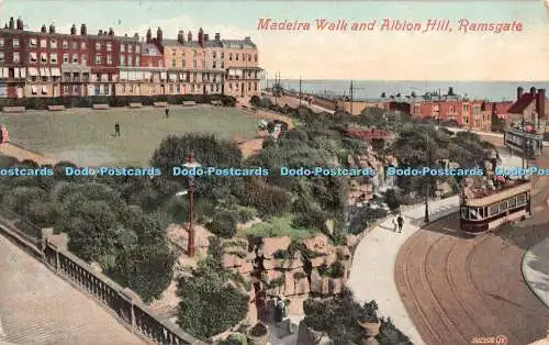 R513054 Ramsgate Madeira Walk and Albion Hill Valentines Series 1908