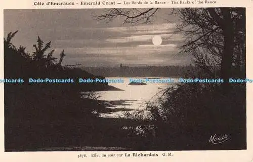 R513059 Emerald Coast The Banks of the Rance Effet du soir sur La Richardais Mau