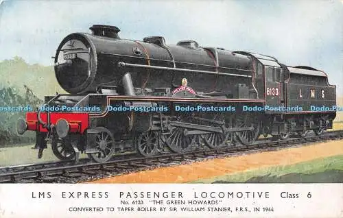 R513067 L M S Express Personenzuglok Class 6 No 6133 The Green Howards Con