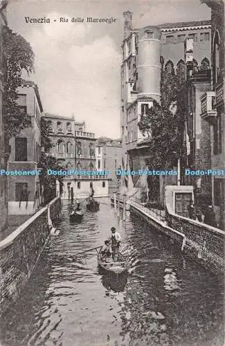 R515285 Venezia Rio delle Maravegie A Scrocchi 1925