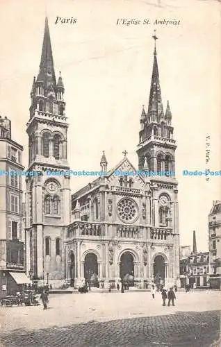 R515287 Paris L Eglise St Ambroise V P No 9 1909