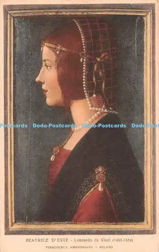 R515322 Milano Pinacoteca Ambrosiana Beatrice D Este W and A F Lli No 22 Leonard