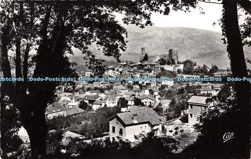 R513170 Vernet les Bains Paradis des Pyrenees Vue a travers les arbres C A P RP