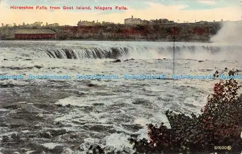 R513221 Niagarafälle Hufeisenfälle von Goat Island