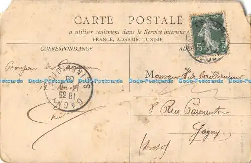R515440 Carcassonne Faubourg de la Barbacane Eglise St Gimmer B F Chalon 1908