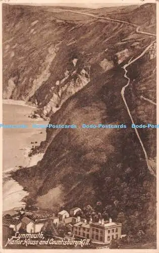 R515470 Lynmouth Manor House and Countisbury Hill Peacock Series No 571 P 1932