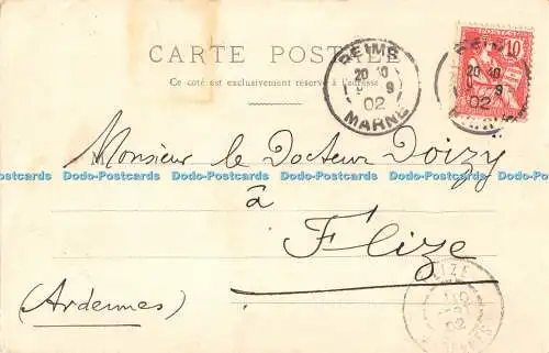 R515682 Reims La Cathedrale Postkarte 1902