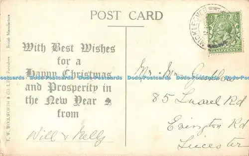 R515696 A Merry Christmas F W Woolworth Postkarte