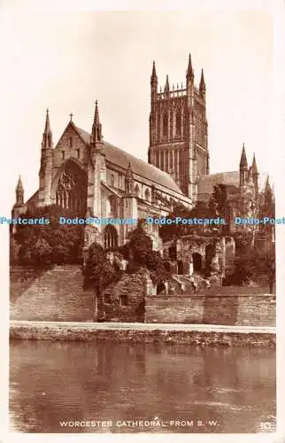 R515739 Worcester Cathedral aus S W RP Postkarte