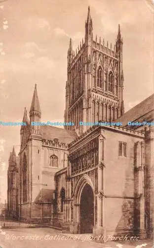 R515822 Worcester Cathedral North Porch F Frith No 59083