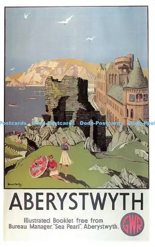 R515893 Aberystwyth Illustriertes Booklet kostenlos vom Büroleiter Sea Pearl G W S