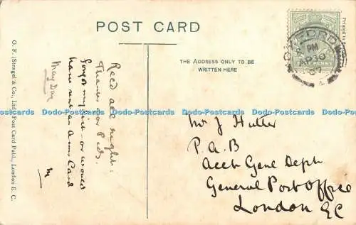 R515938 Oxford Magdalen College O F Stengel Postkarte Pub