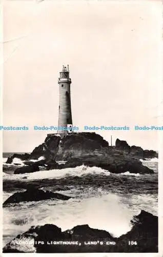 R516048 Land End Longships Lighthouse RP 1955