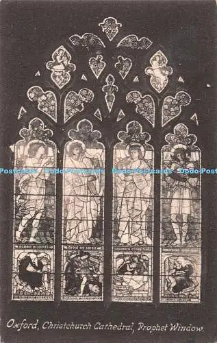 R516137 Oxford Christchurch Cathedral Prophet Window F Frith No 48612