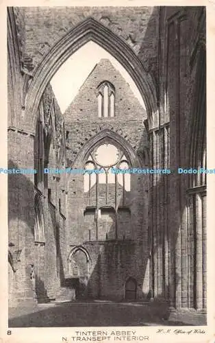 R516241 Tintern Abbey N Transept Interior H M Office of Works Rembrandt Intaglio