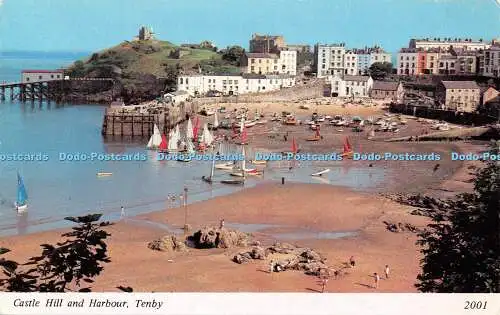 R518592 Castle Hill and Harbour Tenby 2001 Torbogen Werbung