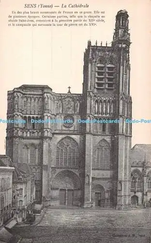 R516688 Sens Yonne La Cathedrale Collection J D