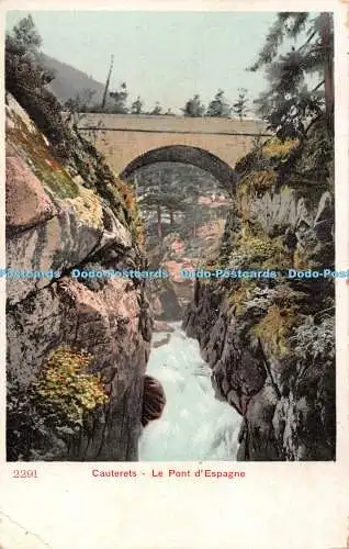 R516715 Cauterets Le Pont d Espagne Postkarte