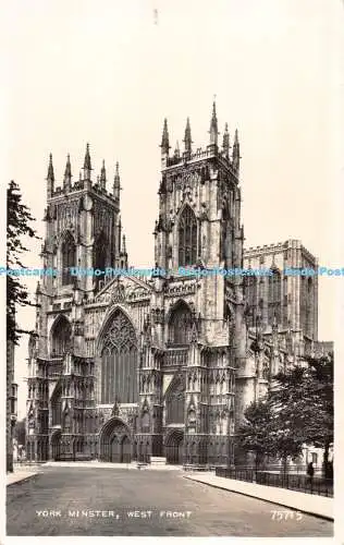 R516717 York Minster West Front Valentine RP