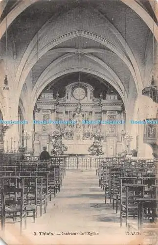 R516930 Thiais Interieur de l Eglise D W D