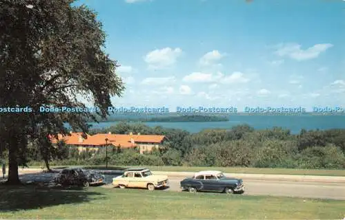 R519011 Madison Wisconsin University of Wisconsin Lake Mendota mit Picnic Point