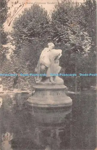 R516977 Nimes La Statue d Alphonse Daudet